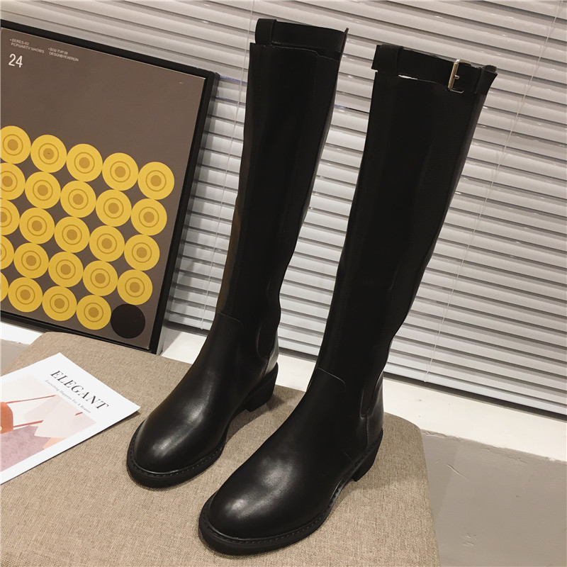 2020 New Women Zipper Knee High Boots British Style Round Toe Thick Heel Long Boots Street Office Knight Zapatos De Mujer, Black
2020 New Women Zipper Knee High Boots British Style Round Toe Thick Heel Long Boots Street Office Knight Zapatos De Mujer, Black