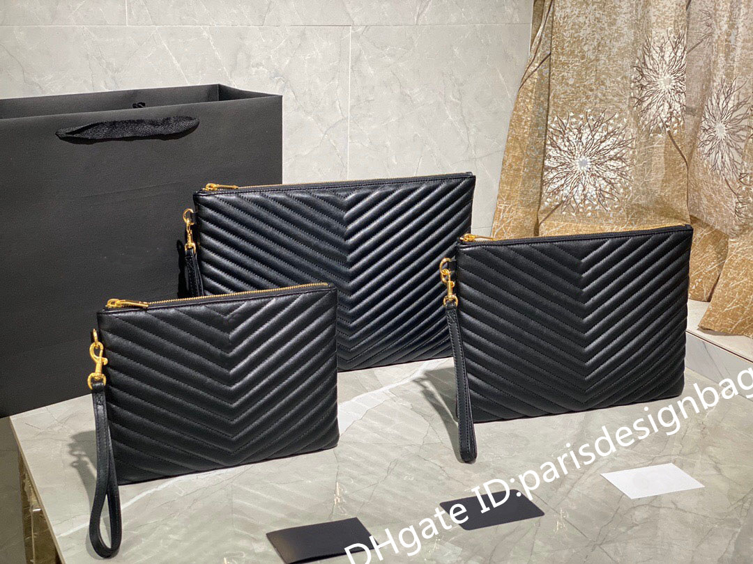 Highest quality genuine leather Clutch Bags Three Siz 24/30/36 Men Clutch Bag Lady's Evening bag purse wallet free shipping, Black gold hardware
Highest quality genuine leather Clutch Bags Three Siz 24/30/36 Men Clutch Bag Lady's Evening bag purse wallet free shipping, Black gold hardware