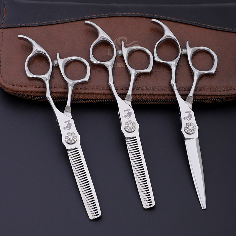 3pcs set 6" Stainless Engraving Logo Professional Hair Scissors Cutting Scissors Thinning Shears Professional Salon Janpan 440c
3pcs set 6" Stainless Engraving Logo Professional Hair Scissors Cutting Scissors Thinning Shears Professional Salon Janpan 440c