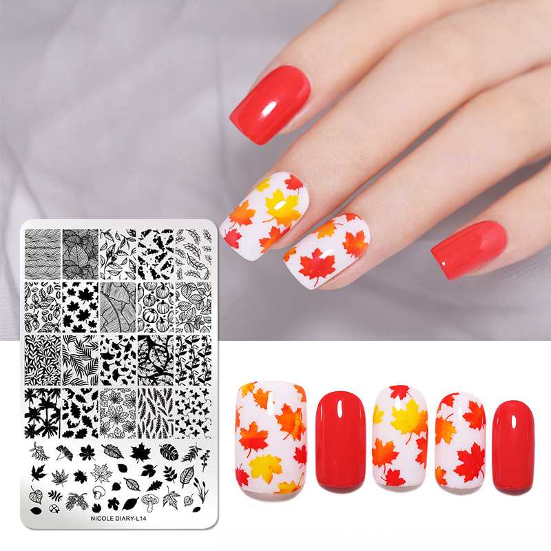 NICOLE DIARY Nail Art Stamping Plates Snow Flower Plants Image Printing Stamp Template Art Stencil Tools
NICOLE DIARY Nail Art Stamping Plates Snow Flower Plants Image Printing Stamp Template Art Stencil Tools