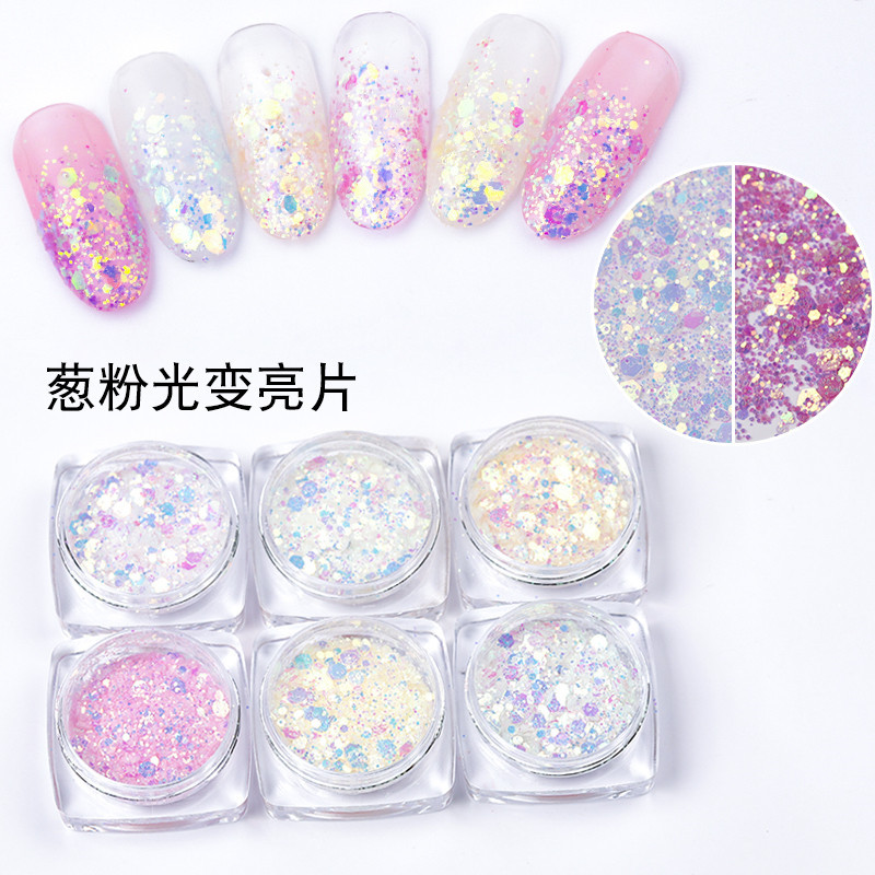 6 Box Nail Mermaid Glitter Powder Flakes Sparkly 3D Light Chameleon Color Changing Sequins Polish Manicure Nail Art Decorations
6 Box Nail Mermaid Glitter Powder Flakes Sparkly 3D Light Chameleon Color Changing Sequins Polish Manicure Nail Art Decorations