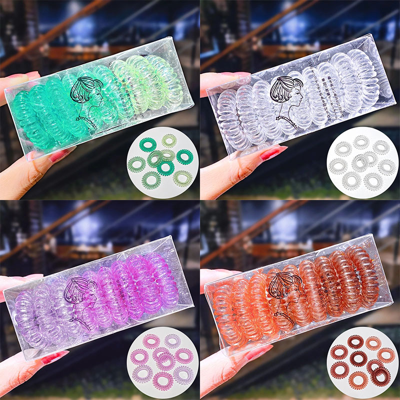 9pcs/set Gradient Telephone Line Elastic Hair Bands Women Girls Colorful High Elastic Scrunchie Ponytail Rubber Hair Accessories
9pcs/set Gradient Telephone Line Elastic Hair Bands Women Girls Colorful High Elastic Scrunchie Ponytail Rubber Hair Accessories