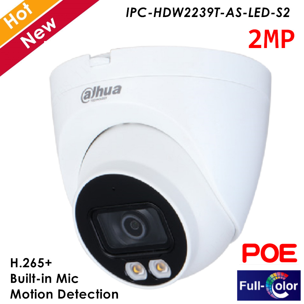 Color IP Camera 2MP H.265+ IVS Intelligent detection Built in MIC Survillance Camera for IP Systems Waterproof IP67
Color IP Camera 2MP H.265+ IVS Intelligent detection Built in MIC Survillance Camera for IP Systems Waterproof IP67