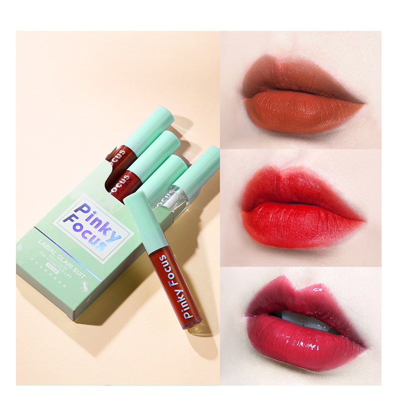 4 Color Lip Gloss Creative Cigarette Lip Glaze Set Of Matte Durable Waterproof Matte Velvet Liquid Lipstick Compact Nude Red Lip, 01 
4 Color Lip Gloss Creative Cigarette Lip Glaze Set Of Matte Durable Waterproof Matte Velvet Liquid Lipstick Compact Nude Red Lip, 01