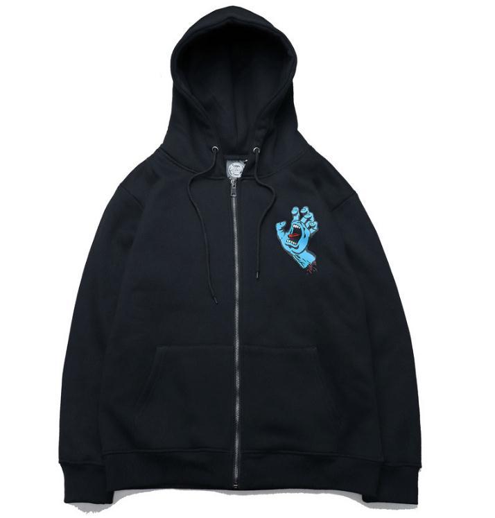 2020SS Men's Women's SANTA CRUZ Hoodie Hip Hop Zipper Sweatshirt Fashion Stylist Jacket Casual Hoodie Jacket Size S-4XL, Black
2020SS Men's Women's SANTA CRUZ Hoodie Hip Hop Zipper Sweatshirt Fashion Stylist Jacket Casual Hoodie Jacket Size S-4XL, Black