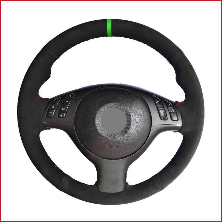 Suede Green Marker Steering Wheel Cover for BMW M Sport 3 Series E46 330i 330Ci 5 Series E39 540i 525i 530i M3 M5 2000-2006
Suede Green Marker Steering Wheel Cover for BMW M Sport 3 Series E46 330i 330Ci 5 Series E39 540i 525i 530i M3 M5 2000-2006