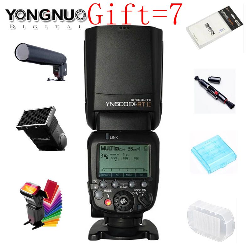 Original YONGNUO YN600EX-RT II 2.4G Wireless HSS 1/8000s MasterL Flash Speedlite for Camera as 600EX-RT YN600EX RT II
Original YONGNUO YN600EX-RT II 2.4G Wireless HSS 1/8000s MasterL Flash Speedlite for Camera as 600EX-RT YN600EX RT II