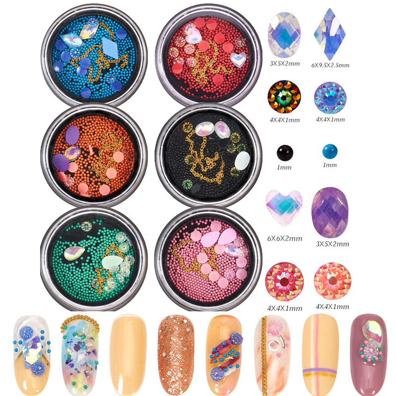 20 Styles Nail Art Rhinestone Decorations 3D Chrome Metal Chain Flower Beads Mixed For Manicure Art Stones Salon Nail DIY Sequin
20 Styles Nail Art Rhinestone Decorations 3D Chrome Metal Chain Flower Beads Mixed For Manicure Art Stones Salon Nail DIY Sequin