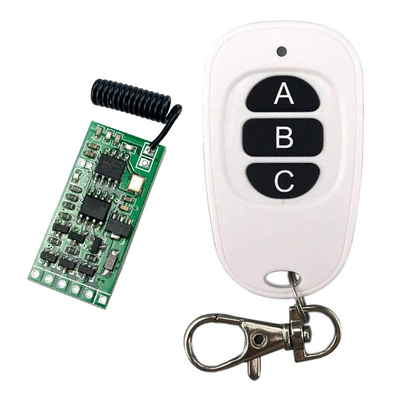 Wireless Remote Control Switch 433mhz rf Transmitter Receiver 3.5v 3.7v 6V 9v 12v Circuit Micro Controller Mini Small Module
Wireless Remote Control Switch 433mhz rf Transmitter Receiver 3.5v 3.7v 6V 9v 12v Circuit Micro Controller Mini Small Module
