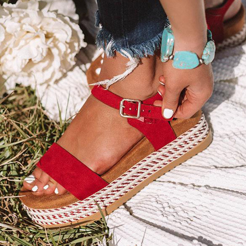 Siddons Top Quality Women Summer Platform Sandals Open Toe Ankle Strap Flat Heels Ladies Casual Wedges Shoes Woman Roman Sandals, Black
Siddons Top Quality Women Summer Platform Sandals Open Toe Ankle Strap Flat Heels Ladies Casual Wedges Shoes Woman Roman Sandals, Black