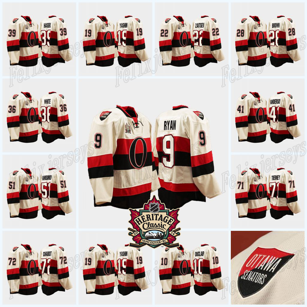 Bobby Ryan Ottawa Senators Alec Connell Chris Phillips Brady Tkachuk Anthony Duclair Colin White 2014 Heritage Classic Jersey, Your name and number
Bobby Ryan Ottawa Senators Alec Connell Chris Phillips Brady Tkachuk Anthony Duclair Colin White 2014 Heritage Classic Jersey, Your name and number