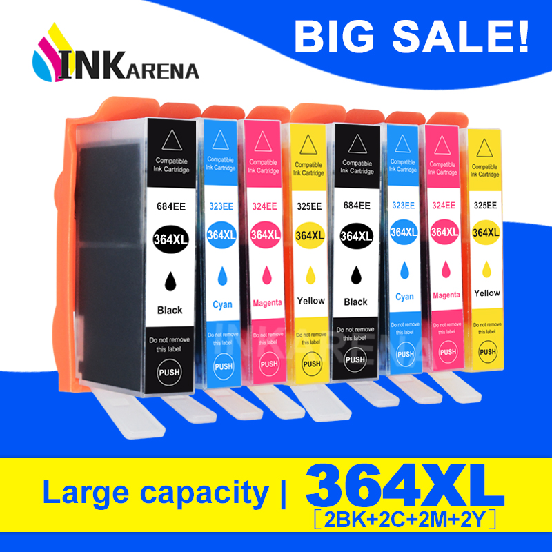 364XL Compatible Ink Cartridge Replacement for 364 XL Photosmart 5510 5515 5520 7520 B109a 6510 Deskjet 3070A 7510 Printer
364XL Compatible Ink Cartridge Replacement for 364 XL Photosmart 5510 5515 5520 7520 B109a 6510 Deskjet 3070A 7510 Printer
