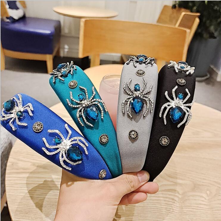 European and American explosive spider diamond chain headband Baroque style personality fashion high-end sponge headband hairpin
European and American explosive spider diamond chain headband Baroque style personality fashion high-end sponge headband hairpin