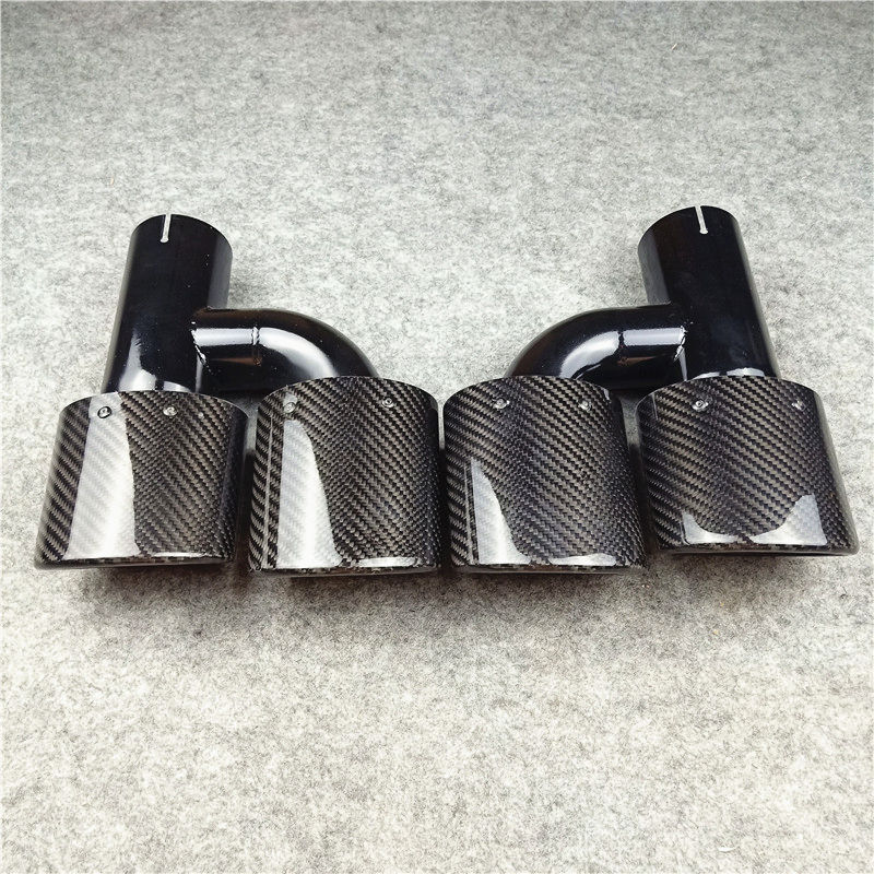 1 Pair Glossy Black Stainless Steel Exhaust Muffler Tips H Style Oval Shape Exhausts Pipes For Universal
1 Pair Glossy Black Stainless Steel Exhaust Muffler Tips H Style Oval Shape Exhausts Pipes For Universal