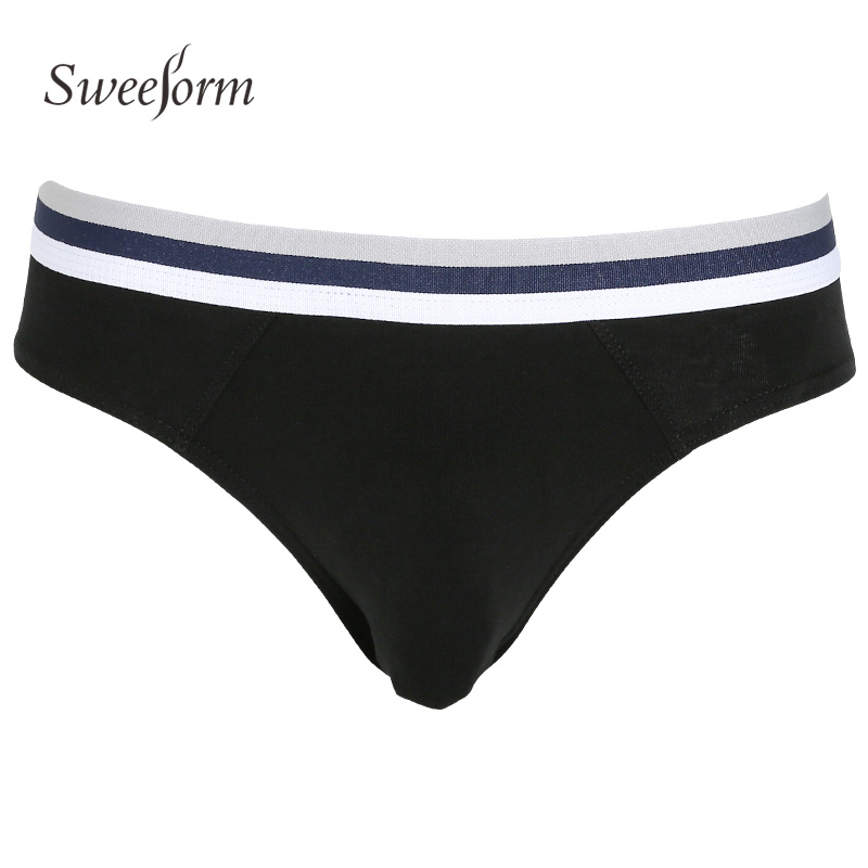 Sweeform Men's Sexy Underwear cheap Cotton Mens Briefs Plus Size Men Underwear Panties Men's Breathable Panties, 1192300 black
Sweeform Men's Sexy Underwear cheap Cotton Mens Briefs Plus Size Men Underwear Panties Men's Breathable Panties, 1192300 black