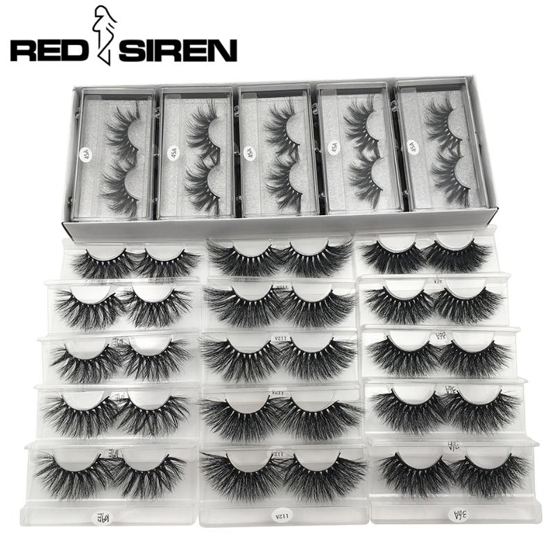 RED SIREN 50 Pairs / Lot 25mm Lashes Bulk Mink Lashes Wholesale 29 Styles Long Dramatic Fake Eyelashes Maquillaje Eyelashes
RED SIREN 50 Pairs / Lot 25mm Lashes Bulk Mink Lashes Wholesale 29 Styles Long Dramatic Fake Eyelashes Maquillaje Eyelashes