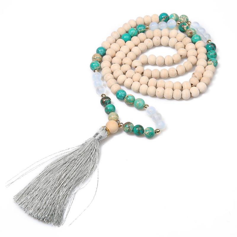 showboho 8mm wooden beads natural stone beaded necklace tassel handmade beaded holiday gift party decoration car pendant
showboho 8mm wooden beads natural stone beaded necklace tassel handmade beaded holiday gift party decoration car pendant