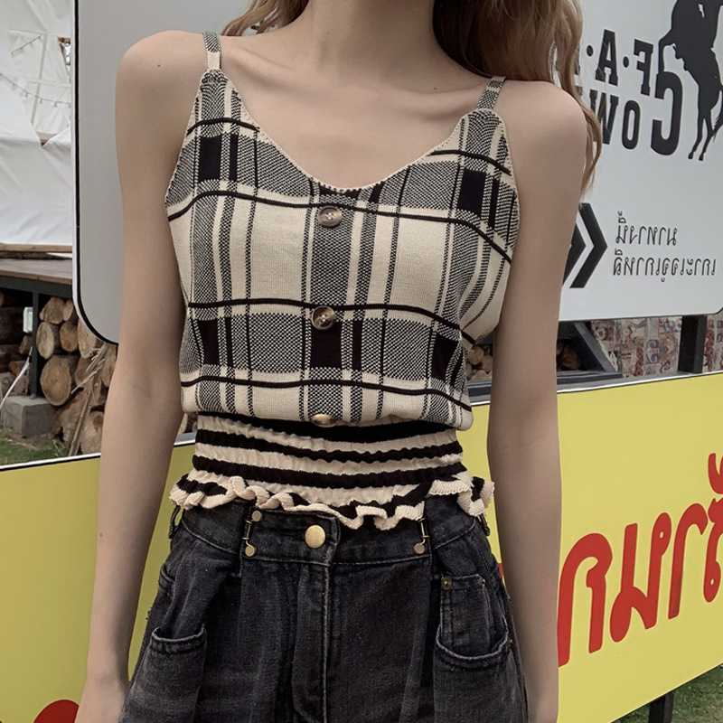 Sleeveless beautiful back heart strap bottomed elegant vest for women wear Hong Kong style retro top shirt dropshipping punk, 01
Sleeveless beautiful back heart strap bottomed elegant vest for women wear Hong Kong style retro top shirt dropshipping punk, 01