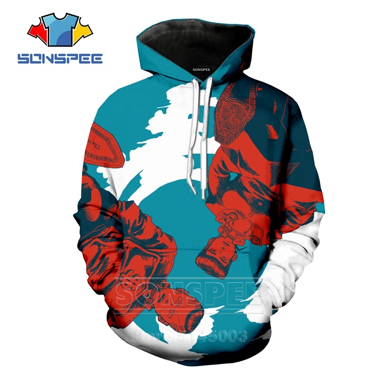 Anime Bizarre Adventure Hoodies Men Women JoJo Sweatshirt 3D Print Fashion Long Sleeve Hip Hop Top O Neck Pullover C045-14 MX200812