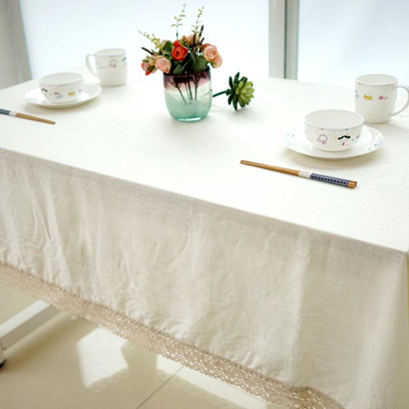 Solid Color Linen Cotton Rectangle Tablecloth Lace Hem Splice Dining Table Cover Washable For Home Wedding Banquet Party Supply, As pic
Solid Color Linen Cotton Rectangle Tablecloth Lace Hem Splice Dining Table Cover Washable For Home Wedding Banquet Party Supply, As pic