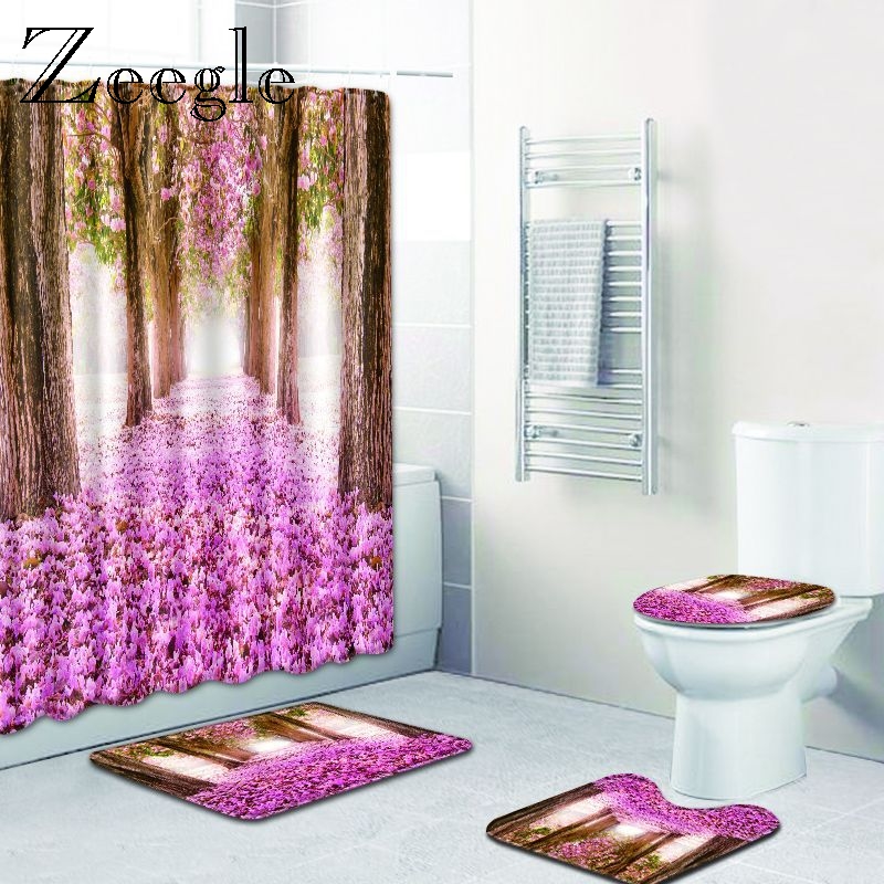 Bath Mat Set Anti Slip Carpet Shower Curtain with Hooks Absorbent Bathroom Cover Toilet Seat Accessories for Toilet Bathroom Set
Bath Mat Set Anti Slip Carpet Shower Curtain with Hooks Absorbent Bathroom Cover Toilet Seat Accessories for Toilet Bathroom Set