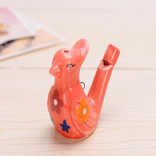 New ceramic waterfowl whistle with rope tourist attraction hot selling crafts Christmas gifts