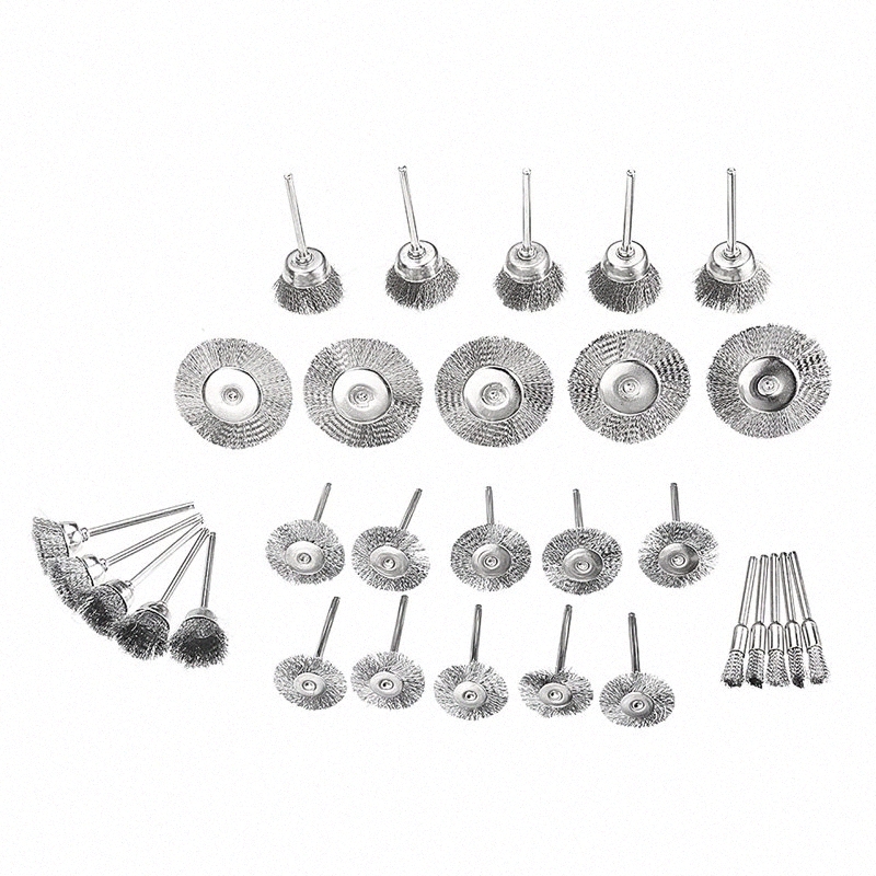 30pcs/set Stainless Steel Wire Brush Set Cleaner Polishing Brushes Cup Wheel For Dremel Rotary Tool sN49#
30pcs/set Stainless Steel Wire Brush Set Cleaner Polishing Brushes Cup Wheel For Dremel Rotary Tool sN49#