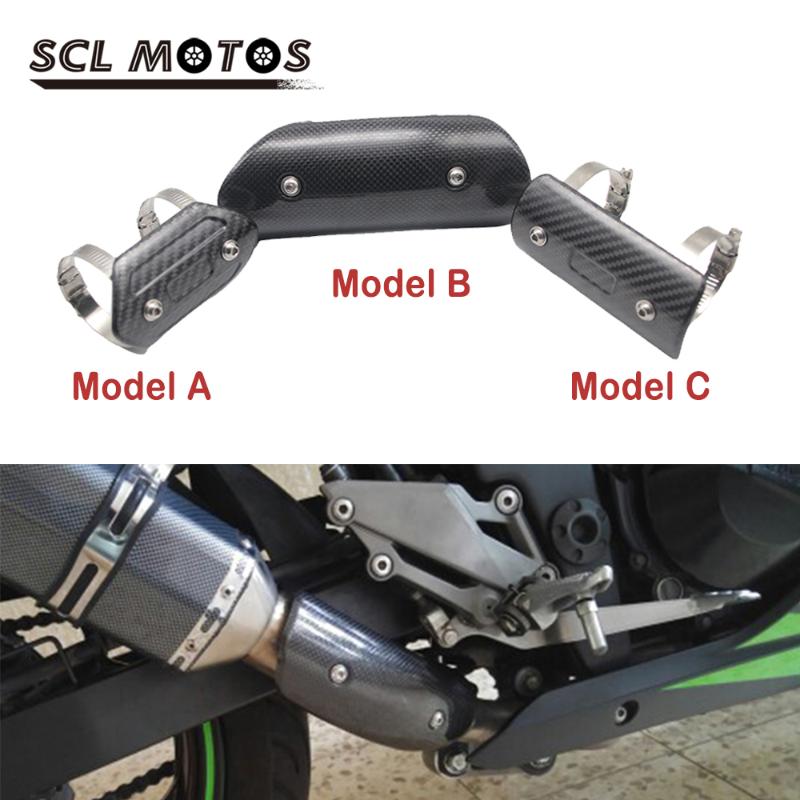 SCL MOTOS Motorcycle Carbon Fiber Exhaust Muffler Mid Pipe Protector Link Pipe Heat Shield Cover For Ninja MT09 Z750 R6 GSXR600
SCL MOTOS Motorcycle Carbon Fiber Exhaust Muffler Mid Pipe Protector Link Pipe Heat Shield Cover For Ninja MT09 Z750 R6 GSXR600