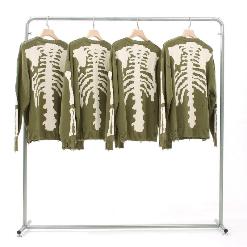 2020 New Top Quality Kapital Rib Printed Sweaters Men Women Oversized Destroy Hole Pullovers Knitted Sweater Men, Army green
2020 New Top Quality Kapital Rib Printed Sweaters Men Women Oversized Destroy Hole Pullovers Knitted Sweater Men, Army green