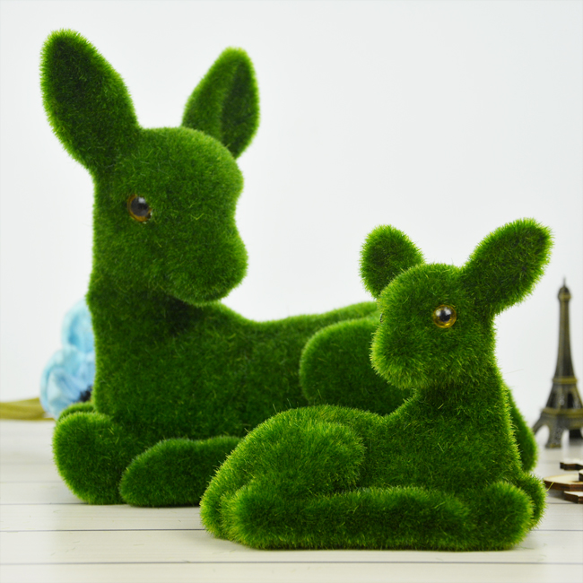 Turf Deer Mother and child Set Handmade Artificial Moss Grass Animal Table Home Decoration Fake Plant Gift for Christmas, Small deer
Turf Deer Mother and child Set Handmade Artificial Moss Grass Animal Table Home Decoration Fake Plant Gift for Christmas, Small deer