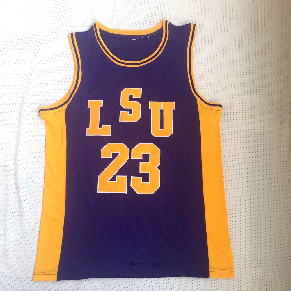 High Quality NCAA #23 Pete Maravich LSU Tigers College Basketball Jerseys Purple Stitched Jersey Size S-2XL, 23#purple
High Quality NCAA #23 Pete Maravich LSU Tigers College Basketball Jerseys Purple Stitched Jersey Size S-2XL, 23#purple