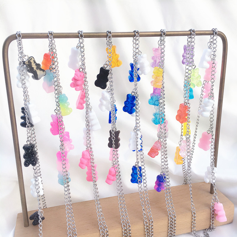 2020 Handmade 7 Colors Cute Judy Cartoon Bear Stainless Steel Necklace, Candy Color Pendant Women&Girl Daily Jewelry Party Gift
2020 Handmade 7 Colors Cute Judy Cartoon Bear Stainless Steel Necklace, Candy Color Pendant Women&Girl Daily Jewelry Party Gift