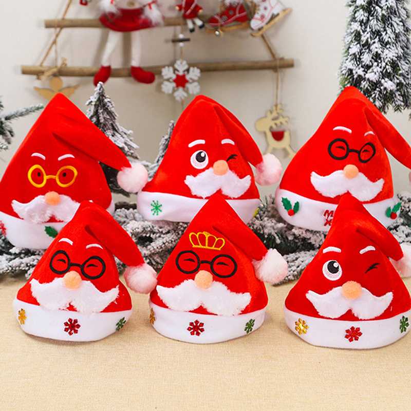 Soft Plush Christmas Hat Party For Baby Adult Santa Hats Red Decoration New Year Decoration Kids Gift Holiday Party Supplies
Soft Plush Christmas Hat Party For Baby Adult Santa Hats Red Decoration New Year Decoration Kids Gift Holiday Party Supplies