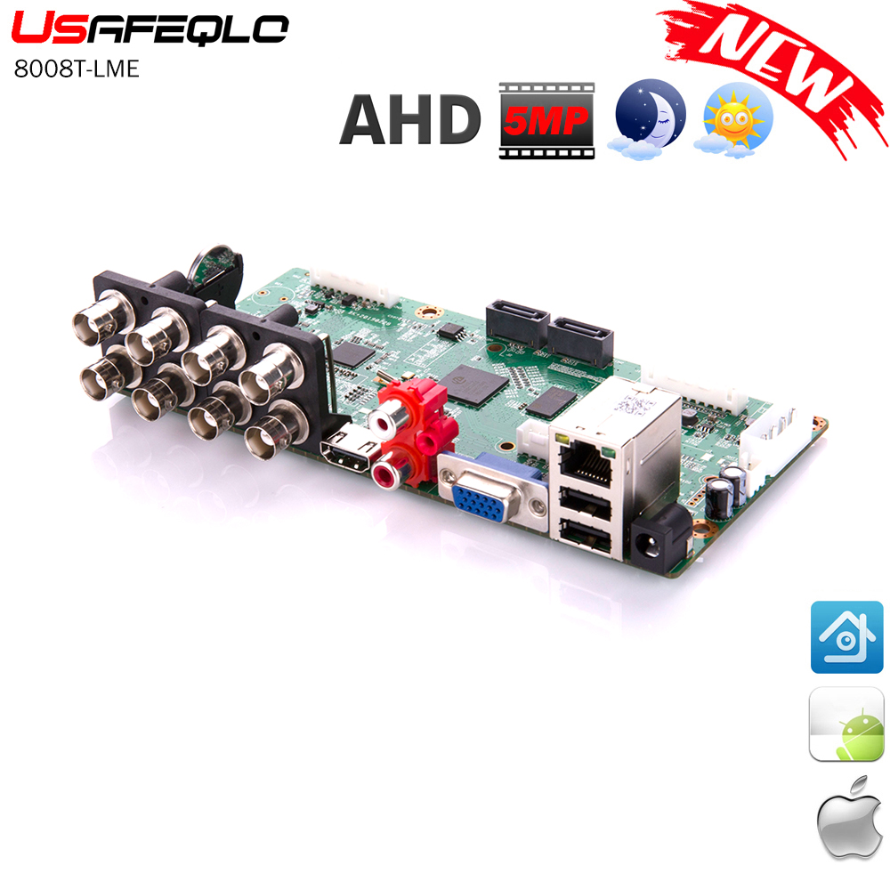 6 in 1 8CH 5MP-N/4M-N AHD DVR Surveillance Security CCTV Recorder 1080N Hybrid DVR Board For Analog AHD CVI TVI IP
6 in 1 8CH 5MP-N/4M-N AHD DVR Surveillance Security CCTV Recorder 1080N Hybrid DVR Board For Analog AHD CVI TVI IP