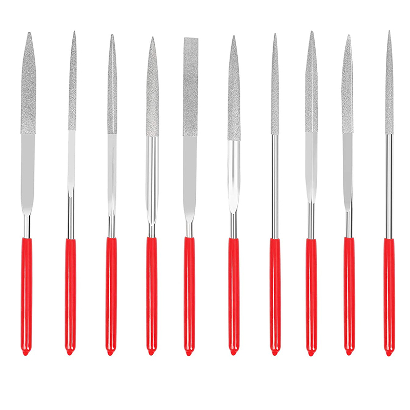 Mini Needle File Set Diamond Coated Hardened Alloy Steel Files Length 140/160/180mm for Ceramic Glass Gem Stone Hobbies and Crafts
Mini Needle File Set Diamond Coated Hardened Alloy Steel Files Length 140/160/180mm for Ceramic Glass Gem Stone Hobbies and Crafts