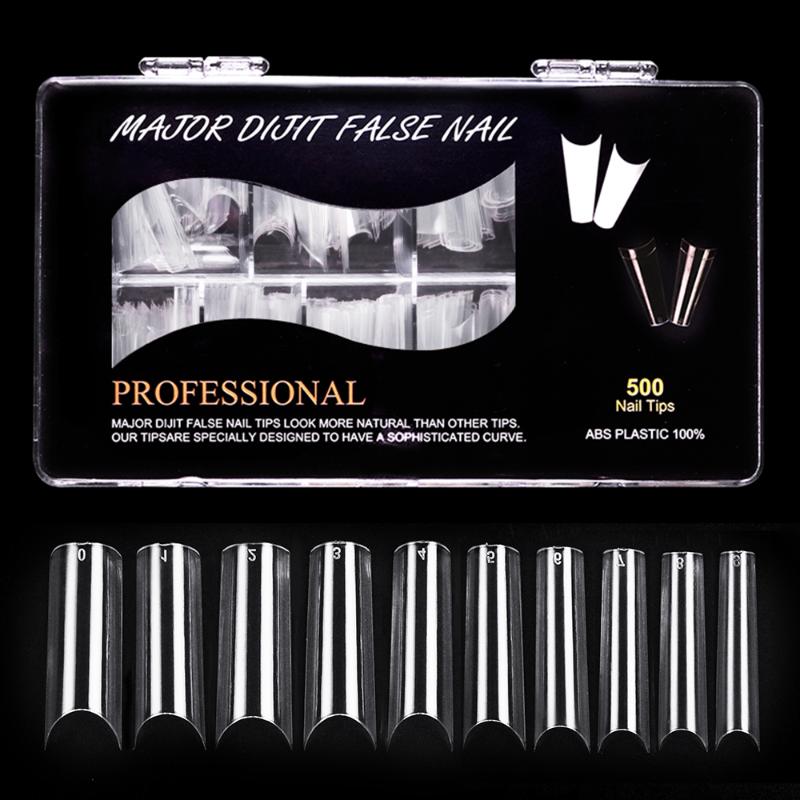 High Quality 500 pcs C CurvedNail Tips Fake Nail Transparent Natural French Acrylic Nail Art False Nails Unhas Nagel Tips
High Quality 500 pcs C CurvedNail Tips Fake Nail Transparent Natural French Acrylic Nail Art False Nails Unhas Nagel Tips