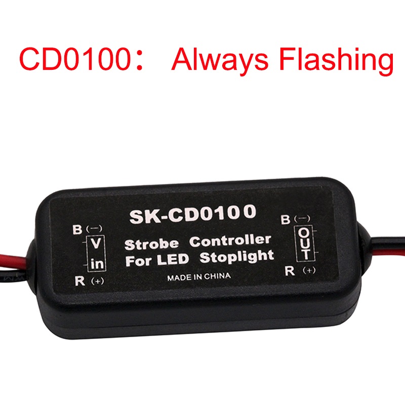 SUNKIA Newest Flash Strobe Controller GS-100A Flasher Module for LED Brake Stop Light Lamp 9-30V Wholesales 1Pcs/bag, As pic
SUNKIA Newest Flash Strobe Controller GS-100A Flasher Module for LED Brake Stop Light Lamp 9-30V Wholesales 1Pcs/bag, As pic