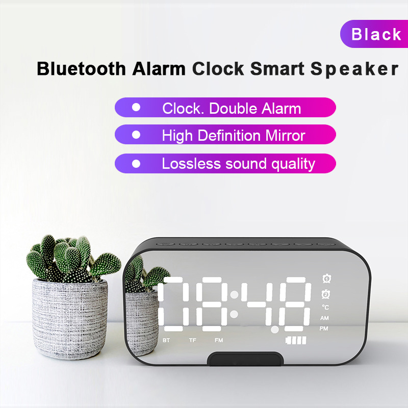 USB FM LED Soundbar Portable Bluetooth 5.0 Speaker Wireless Smart Clock Mirror TF Card Audio Radio SubwooferTemperature Display
USB FM LED Soundbar Portable Bluetooth 5.0 Speaker Wireless Smart Clock Mirror TF Card Audio Radio SubwooferTemperature Display