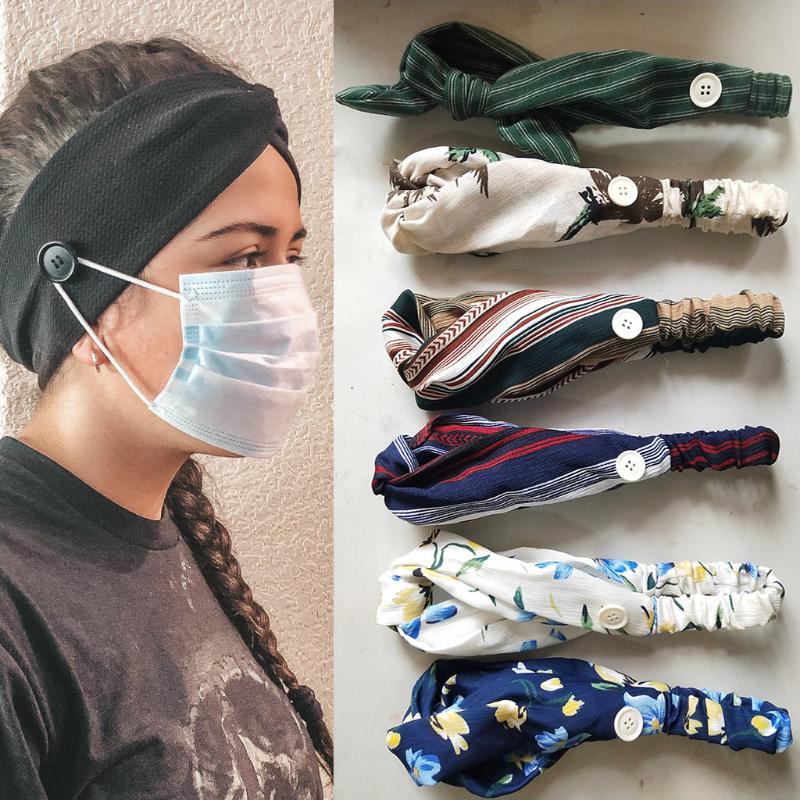 Unisex Face Mask Headwear Sports Fitness Headband With Buttons Headband Holder Protect Ears Head Hair Bandana Hair Band #T1P
Unisex Face Mask Headwear Sports Fitness Headband With Buttons Headband Holder Protect Ears Head Hair Bandana Hair Band #T1P
