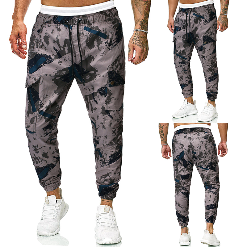 Fashion New Cargo Pants High Quality Men' Contrast Camouflage Overalls Men Joggers Mens Clothing, Gray
Fashion New Cargo Pants High Quality Men' Contrast Camouflage Overalls Men Joggers Mens Clothing, Gray