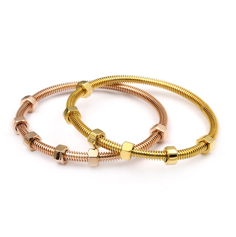 Screw Bangles Titanium Steel Oval Couple Women no stone rose gold Bracelets Femme Bijoux Pulseira without box
Screw Bangles Titanium Steel Oval Couple Women no stone rose gold Bracelets Femme Bijoux Pulseira without box