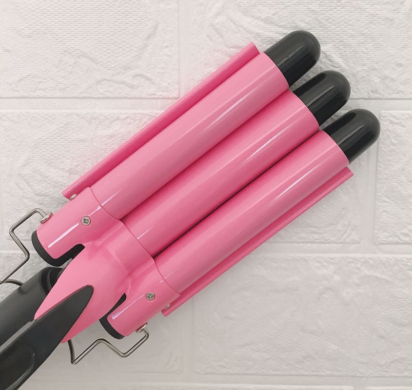Professional ceramic curling iron, triple barrel curling iron, hair iron, styling tool and hair bar 5 pcs free DHL