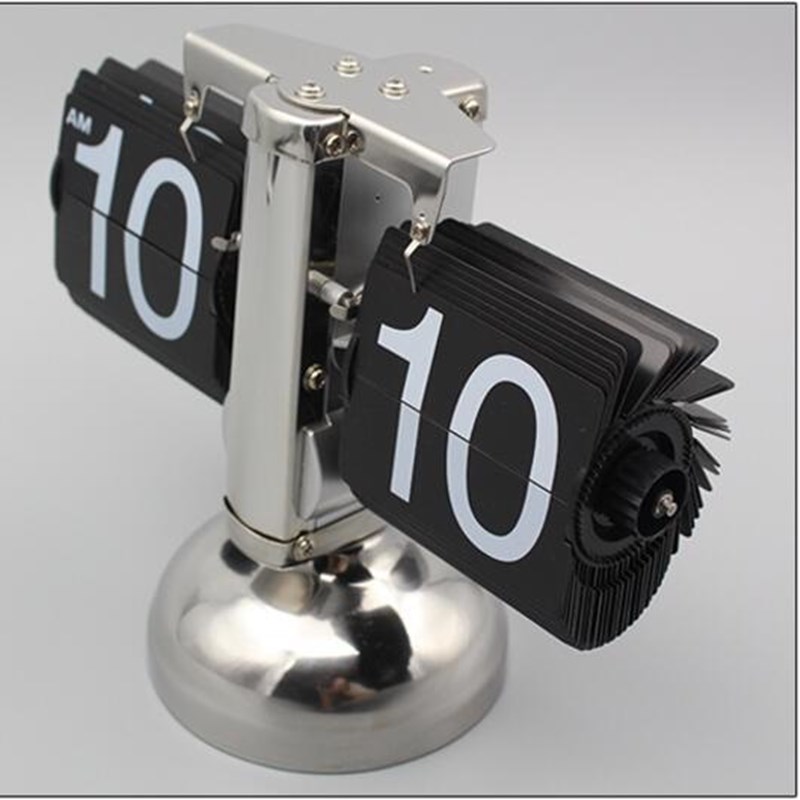 Automatic flip clock retro minimalist home living room clock small balance style flop table home decor Small ornaments 
Automatic flip clock retro minimalist home living room clock small balance style flop table home decor Small ornaments