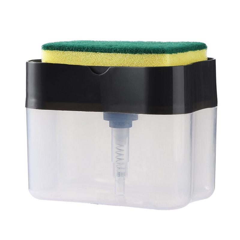2-in-1Sponge Rack Soap Dispenser Soap Pump Multifunction Dispenser Sponge Storage Box Bathroom Washing Storage Box
2-in-1Sponge Rack Soap Dispenser Soap Pump Multifunction Dispenser Sponge Storage Box Bathroom Washing Storage Box
