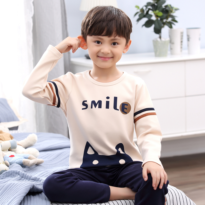 H5649 Boys Pajamas Spring Autumn Thin Long Sleeves Sleepwear Cotton Round Collar Cartoon Comfortable Home Service Suit Nightwear, Stylee
H5649 Boys Pajamas Spring Autumn Thin Long Sleeves Sleepwear Cotton Round Collar Cartoon Comfortable Home Service Suit Nightwear, Stylee