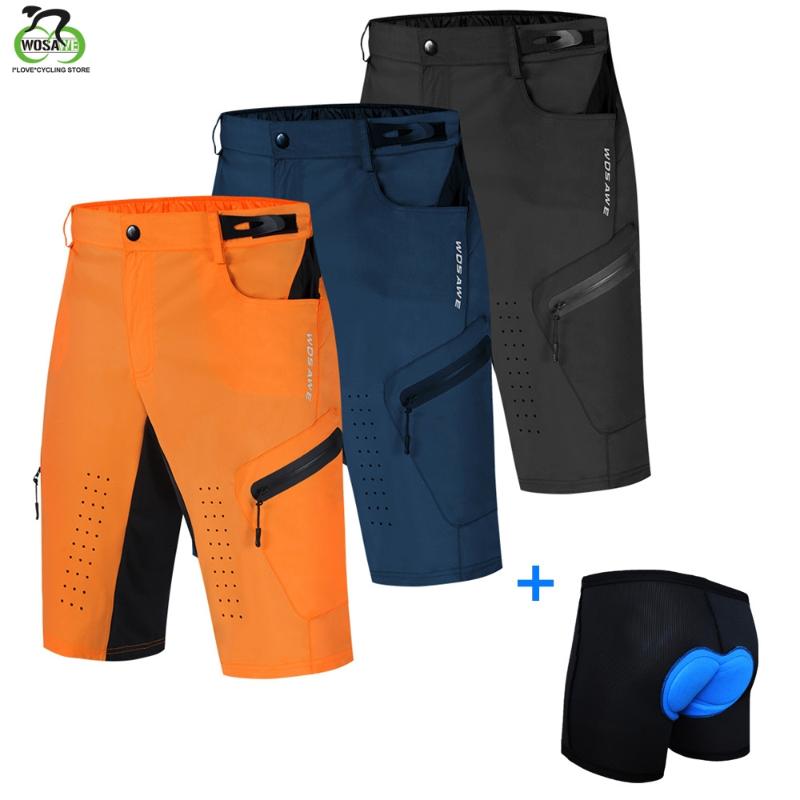 WOSAWE Men's Cycling Shorts Mountain Bike Downhill Shorts Loose Outdoor Sports Riding Running Road Bicycle Short Trousers
WOSAWE Men's Cycling Shorts Mountain Bike Downhill Shorts Loose Outdoor Sports Riding Running Road Bicycle Short Trousers