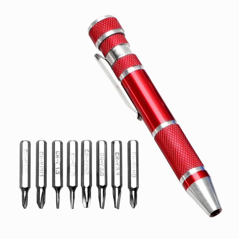 NICEYARD Precision 8 in 1 Screw Driver Set Pen Style Screwdriver Multi-Tool Aluminum Mobile phone Repair Tool Kit
NICEYARD Precision 8 in 1 Screw Driver Set Pen Style Screwdriver Multi-Tool Aluminum Mobile phone Repair Tool Kit