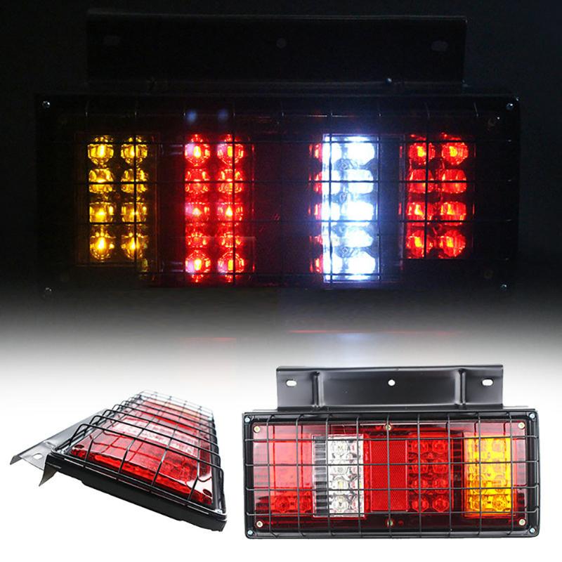 2x Square Iron frame Rear Stop 40 LED Lights Tail Indicator Lamp Trailer Truck iron frame net cover rear tai
2x Square Iron frame Rear Stop 40 LED Lights Tail Indicator Lamp Trailer Truck iron frame net cover rear tai