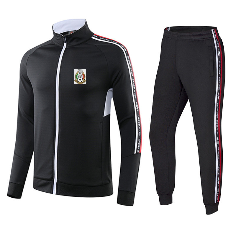 Mexico national football team Soccer sports tracksuit golf suit outdoor training sets health cloth round neck comfortable clothing, White and black
Mexico national football team Soccer sports tracksuit golf suit outdoor training sets health cloth round neck comfortable clothing, White and black