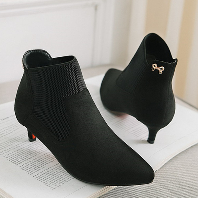 Black Brown Ankle Boots For Women Large Size 46 48 Autumn Winter Women's Boots Casual Fashion Short Shoes Medium Heels, Black flock
Black Brown Ankle Boots For Women Large Size 46 48 Autumn Winter Women's Boots Casual Fashion Short Shoes Medium Heels, Black flock